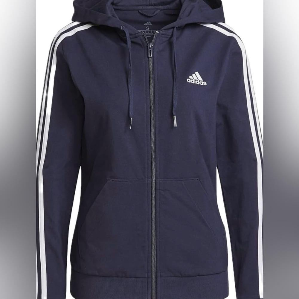 Adidas Women's Essentials Logo Full-Zip Hoodie